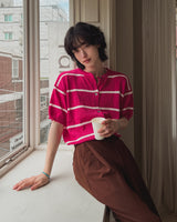 Coverden boucle half cardigan