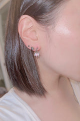Cotton candy earring