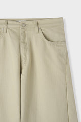 Ien Herringbone Curved Pants
