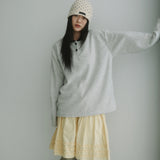 Fog Fleece Collar Tee (oatmeal)