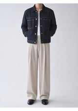 Calder Contrast Stitch Denim Jacket