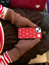dot epoxy case - red