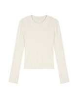 Double Layered Strap Top (IVORY)