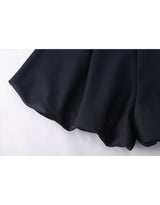 Lua Balloon Fit Pintuck Short Pants Navy