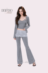 Racing Stretch Flare Soft Pants
