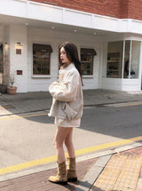 TK Loose Nylon100％ Wind Breaker (4color)