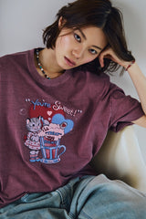 26SS★キトゥン ソーダ ピグメント ショートスリーブ Tシャツ