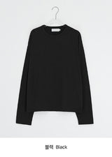 Kayushi Basic Color Layered Long Sleeve Tee