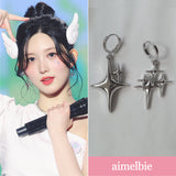  [Aespa Karina, IVE Gaeul Piercing] Sparkle Sparkle Huggies Piercing
