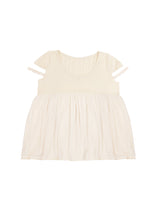LACE STRAP FLARE TOP / CREAM