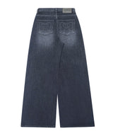 STITCH LINE WIDE DENIM PT DARK NAVY