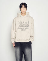 25FW シティビューフーディー エッセンシャルベージュ