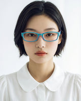 DOT SQUARE GLASSES (2COLOR)
