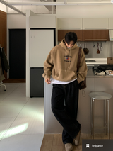  Urban San Diego Embroidery Pigment Overfit Hoodie