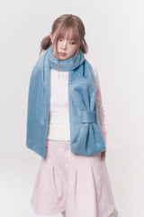 リボンマフラー (Fairy blue)