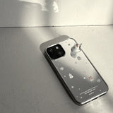 [MADE] Snowman + Keyring Set • Mirror Bumper Case