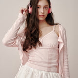 Lace Cap Sleeveless (Pink)
