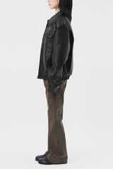 (W) Lone Fold Bootscut Pants (2color)