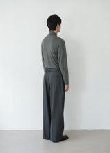 drape mock neck tee