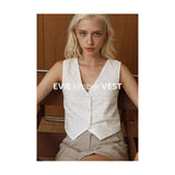 EVIE kimber VEST WHITE