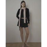 STITCH SLIM MUFFLER-PINK