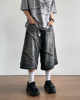 Slash Bermuda Denim Pants