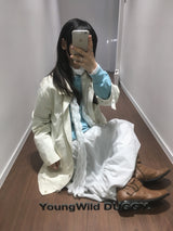 Le Panel Midi Skirt (2color)