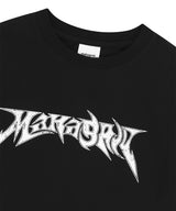 フレームロゴクロップ T (BLACK)