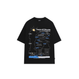 タイプオブクラウドグラフィックオーバーフィットTシャツ