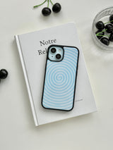 BLUE Circle EPOXY CASE