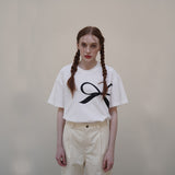 ホワイトリボンTシャツ