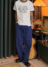 Cotton wide Color Pants 2COLOR