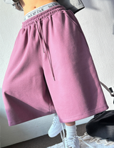 CARPENTER HIP PATCH バルーンワイドバミューダ 🩵🎀🤍🩶🖤5COLOR