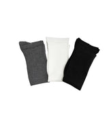 See-through basic rib long socks