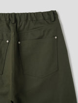 VIR Style Cotton Pin-Tuck Wide Bermuda Shorts