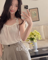 [MADE] Rohen Shirring blouse