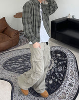 Kaan Cutting Check Shirt