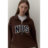 Huke x Nus. ハーフジップアップ（GREY）