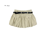 Nabo Pocket Shirring Balloon Mini Skirt