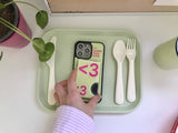[MADE] ナンバー3 エモジ ケース+カードスロット (Green)