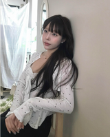 oreo ple big ribbon top + crop cd set