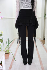 Chiffon frill sleeveless (2color)