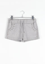 SQUARE STUD MINI SHORTS