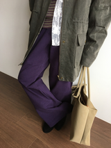 トライセミ ブーツカット パンツ (3color)
