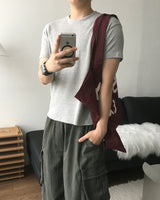 Core Cropped Waffle Short Sleeve T