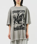 Conflict Washed Top (3color)