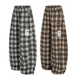 Kael Vintage Check Balloon Pants