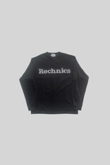 "RECHNICS" ロングスリーブT(ブラック)