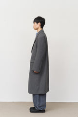 Draw Double Breasted Coat