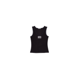 [UPDRAFT]SLEEVELESS COTTON T-SHIRT BLACK